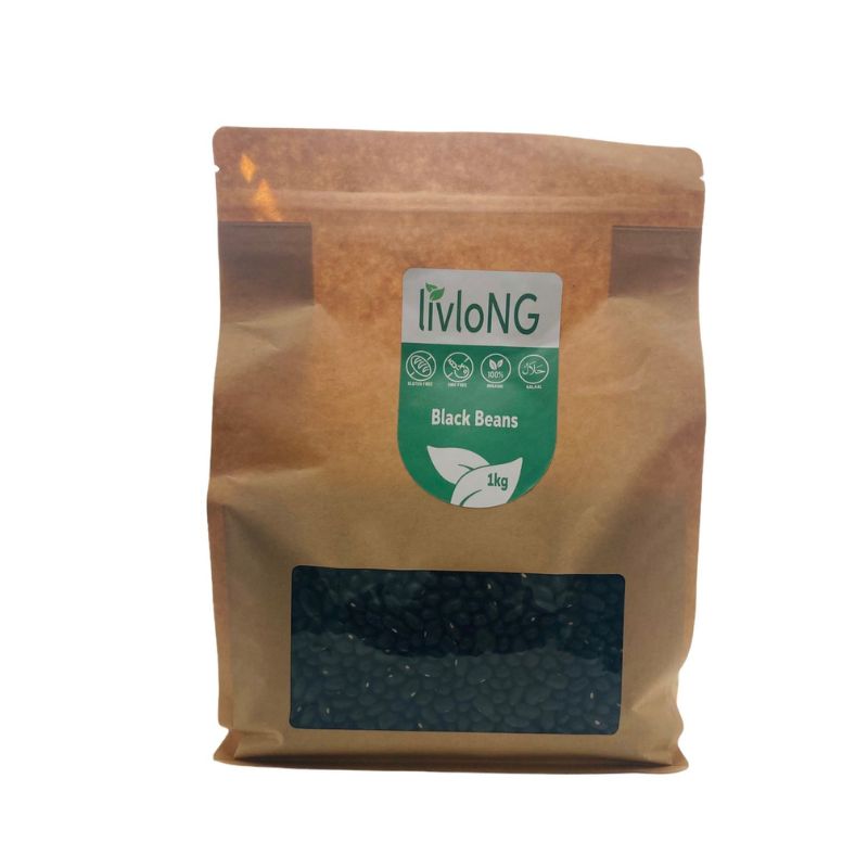 Black Beans - 1kg - Shop Online | livlong.co.za