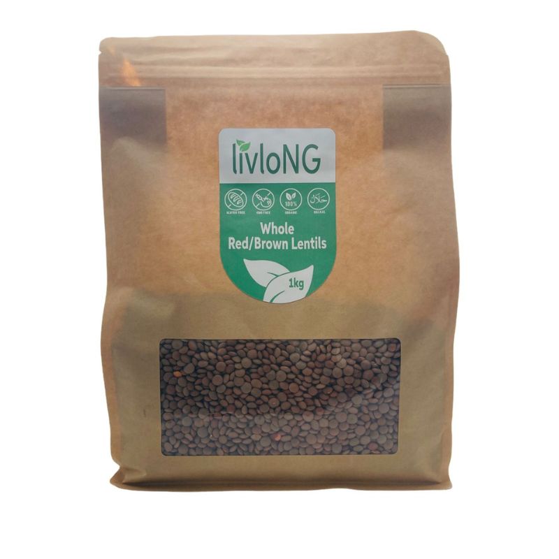 Brown Lentils 1kg - Shop Online | livloNG Healthy Living