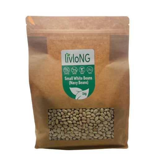 Small White Beans (Navy Beans) - 1kg - Shop Online | livlong.co.za