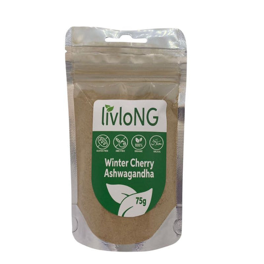 Winter Cherry Ashwagandha Root - 75g - Shop Online | livlong.co.za